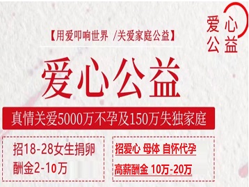 京山捐卵助孕生子 爱心志愿者招募